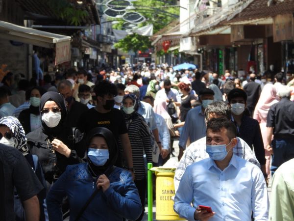 Gaziantep Caddelerinde Korkutan Görüntü