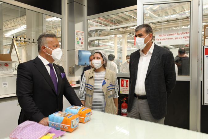 TİM Başkanı İsmail Gülle, Gaziantep'te incelemede bulundu