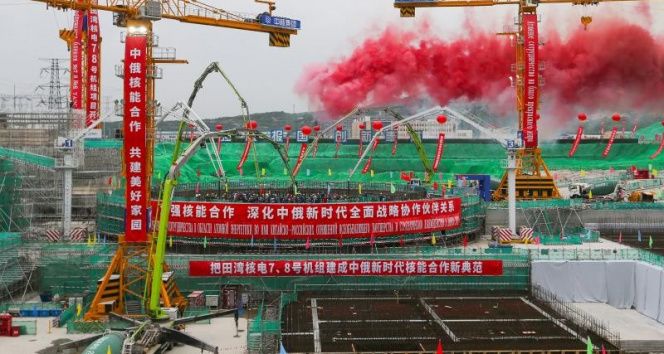 Tianwan ve Xudapu Nükleer Güç Santrallerinin yeni güç ünitelerinin temeli atıldı