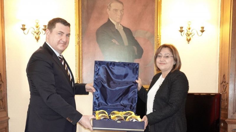Başkan Şahin’den OECD Türkiye Daimi Temsilcisi Alkin’e ziyaret
