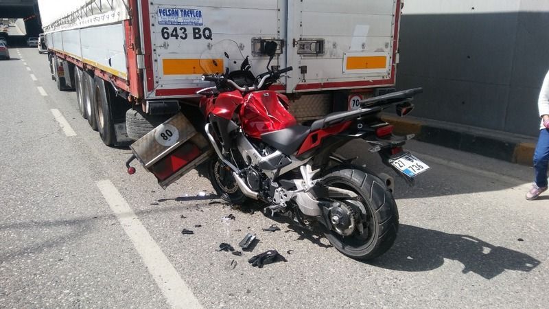 Gaziantep’te motosikletler kaza şampiyonu