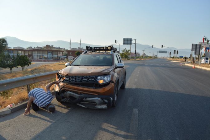 Son Dakika: Gaziantep'te cip ile otomobil çarpıştı: 2 yaralı