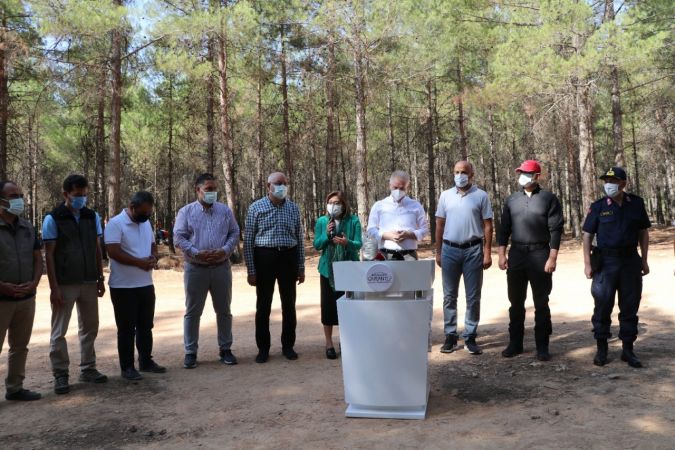 Orman Temizliği Seferberliği,Vali Gül ve Başkan Şahin Ormanı Temizledi