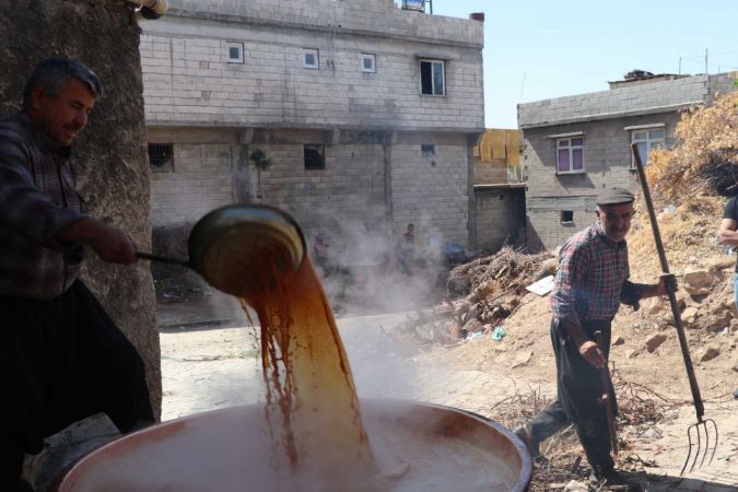 Video Haber: Gaziantep’te üzüm pekmezi mesaisi