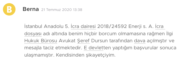 Avukat bürosunun Halkbank borçlularına telefon tacizi