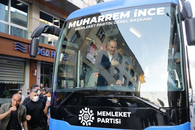 Memleket Partisi Genel Başkanı İnce, Gaziantep'te konuştu: