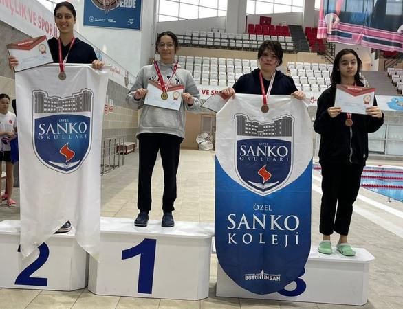 Gaziantep il şampiyonu Sanko Okulları