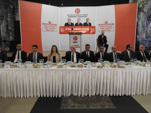 MHP Gaziantep il teşkilatı iftarda buluştu