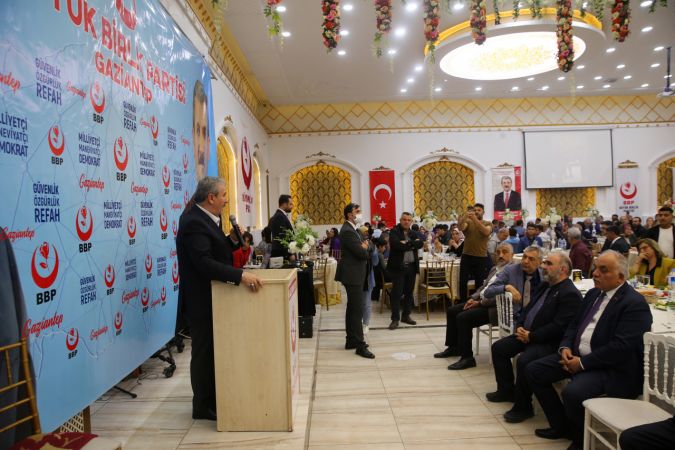 BBP Genel Başkanı Destici, partisinin Gaziantep İl Başkanlığı iftarında konuştu: