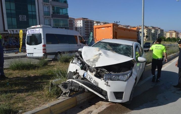 Gaziantep Besni yolunda zincirleme kaza